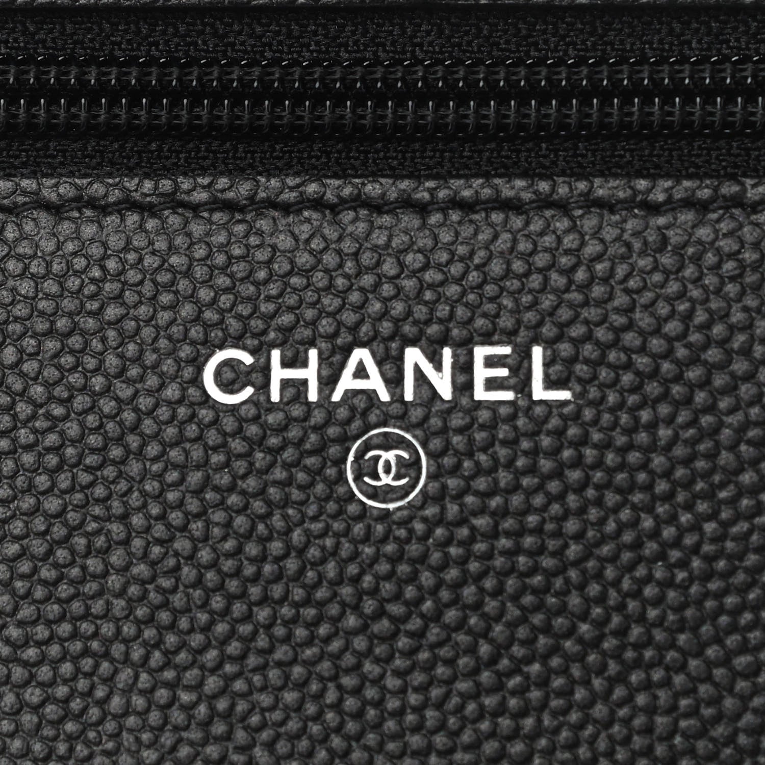 Chanel Caviar Quilted Boy Wallet On Chain WOC So Black 6 of 11