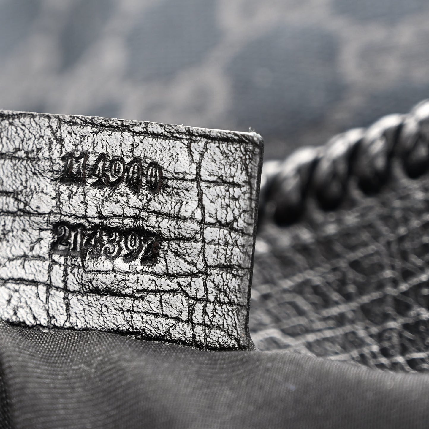 Monogram Large Horsebit Chain Hobo Black