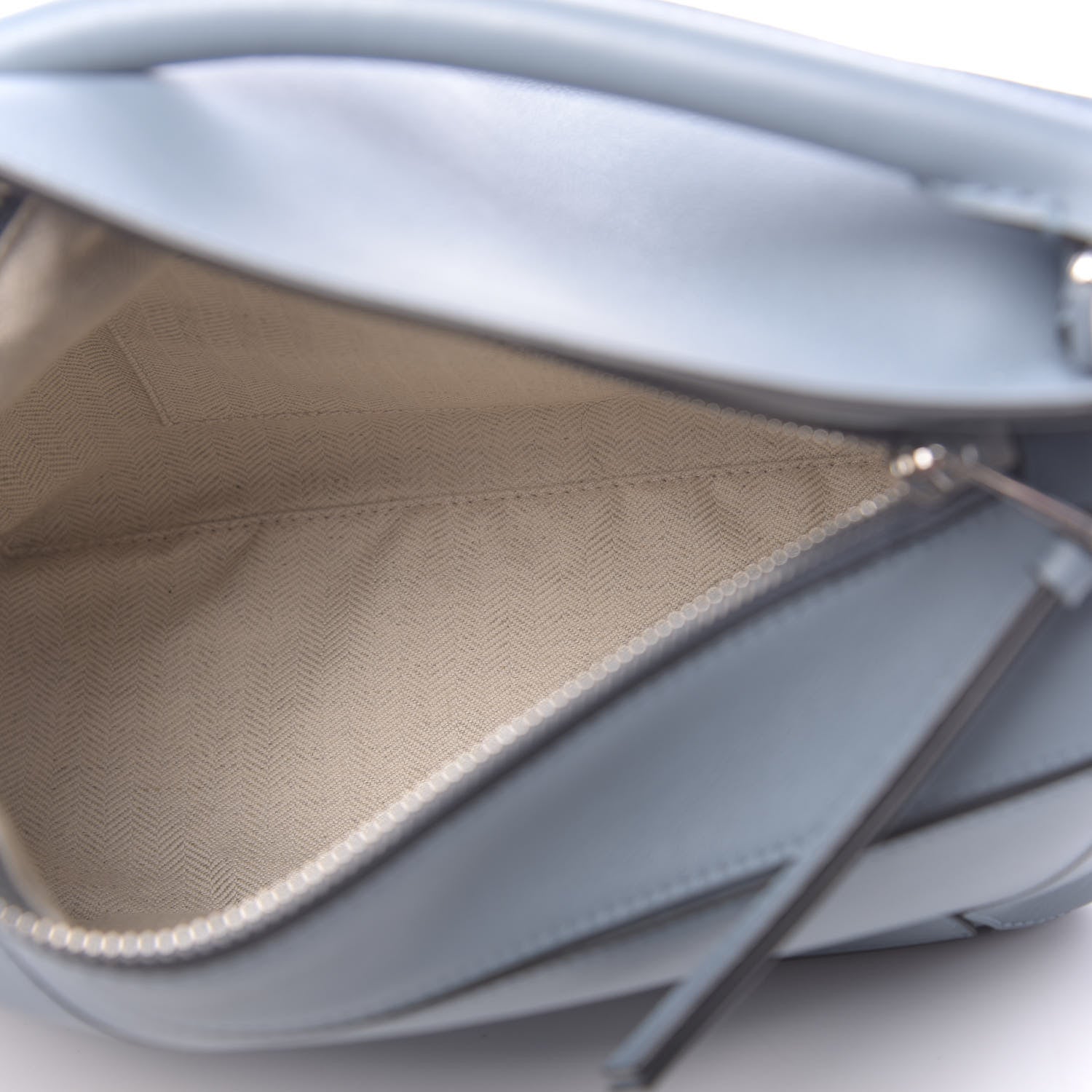 Loewe Calfskin Small Puzzle Bag Stone Blue 5 of 9