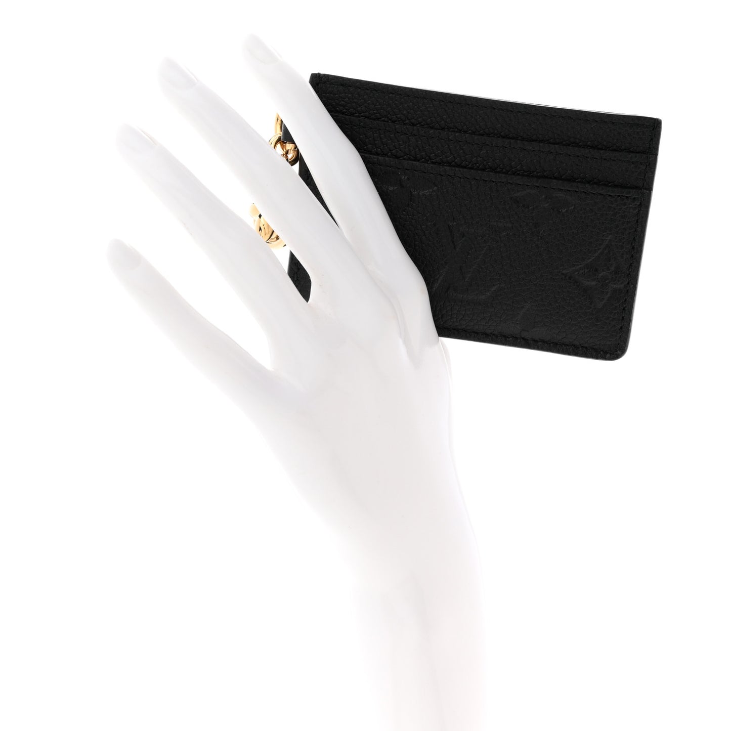 Empreinte Monogram LV Charms Card Holder Black