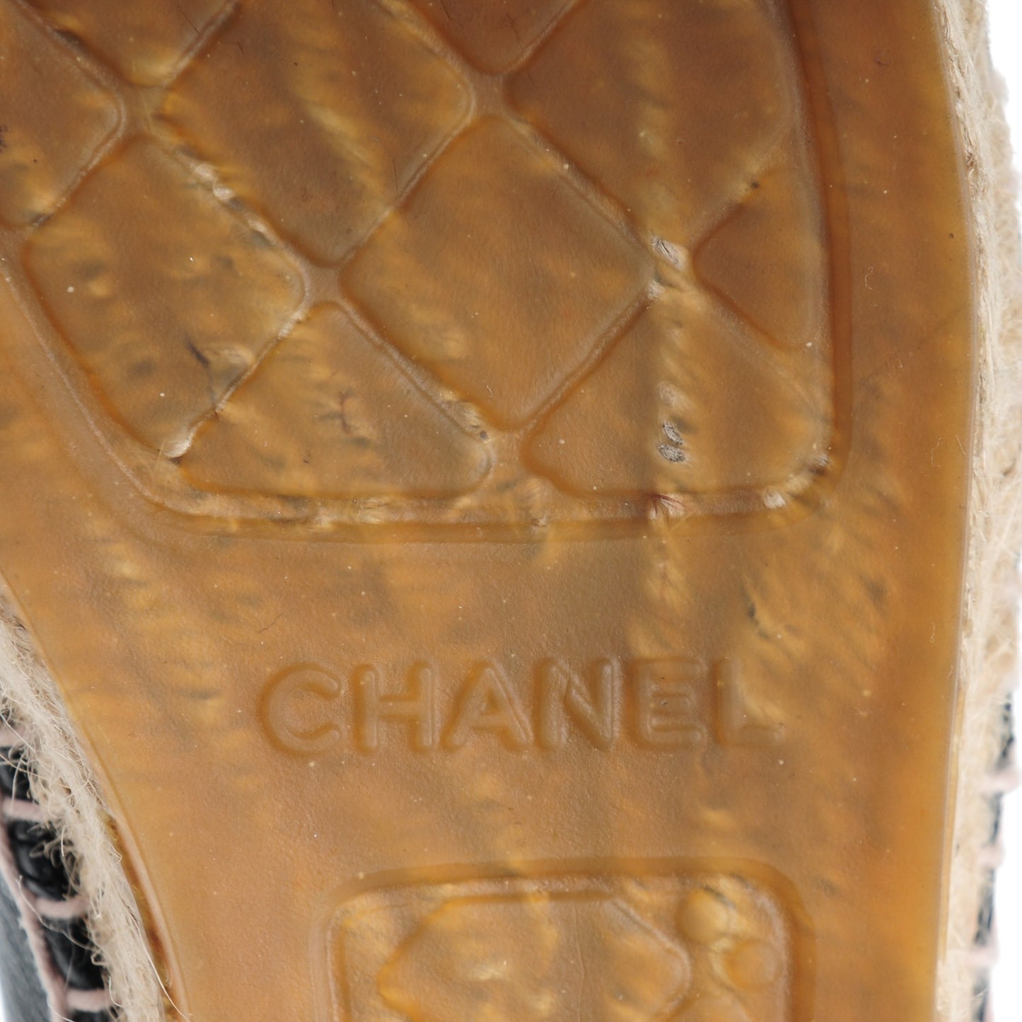 Lambskin CC Espadrilles 38 Black