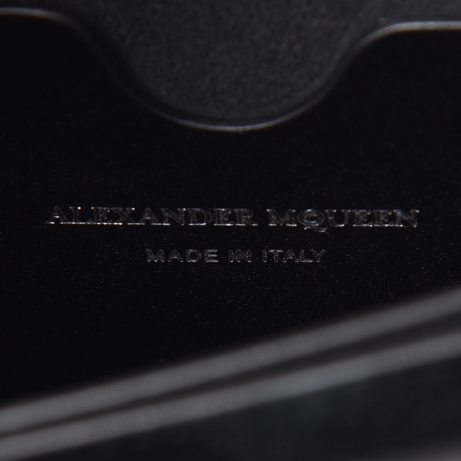 Alexander McQueen Calfskin Knuckle Shoulder Bag Black 9 of 15