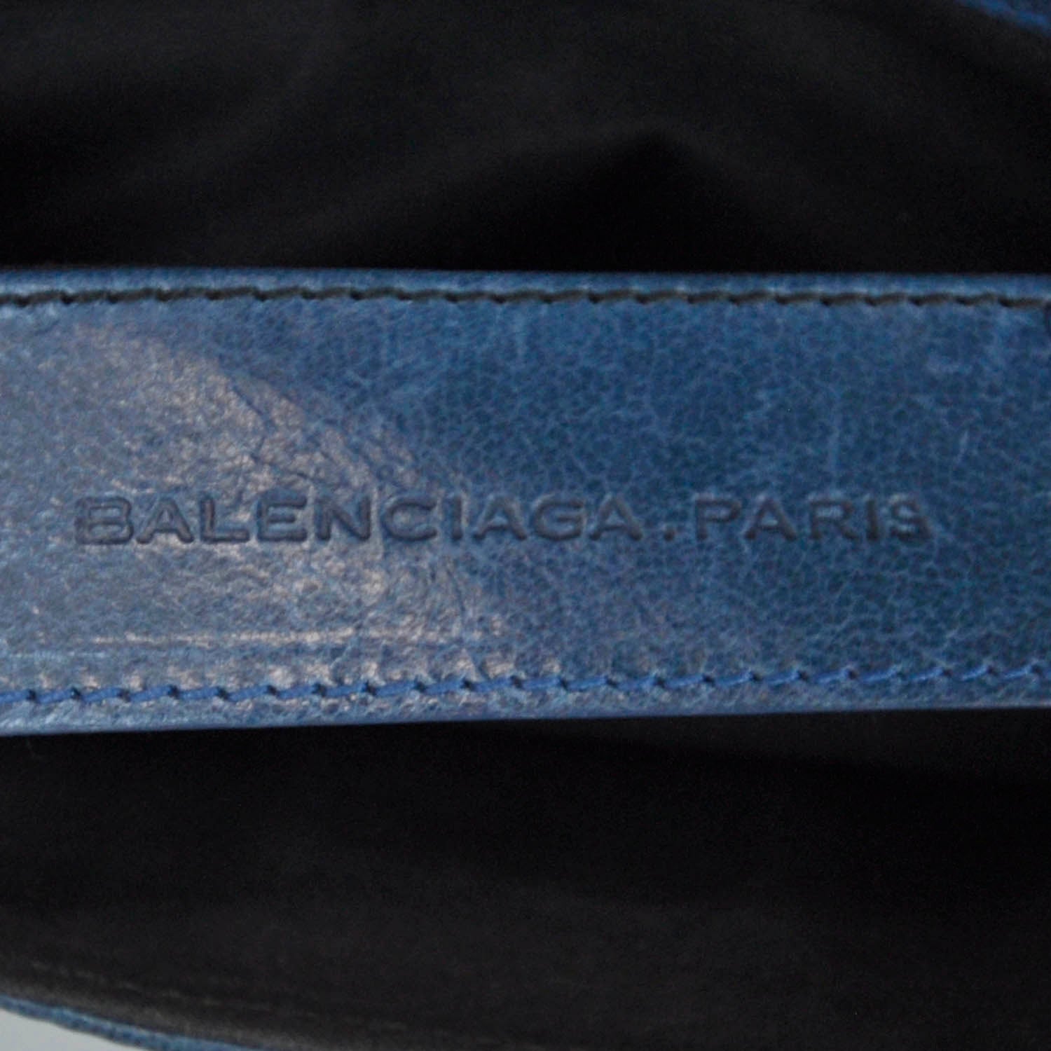 Balenciaga Leather Lune Clutch 6 of 7