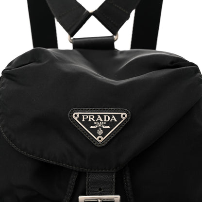 Prada Tessuto Nylon Saffiano Small Backpack Black 8 of 13