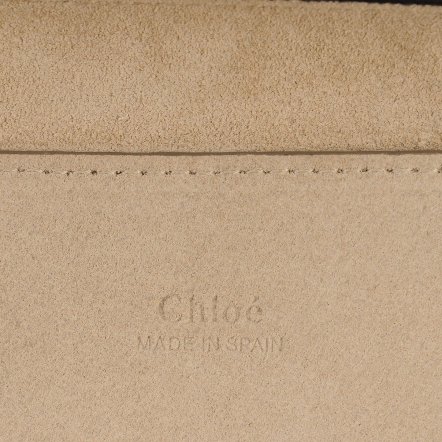 Suede Calfskin Small Faye Shoulder Bag Motty Grey