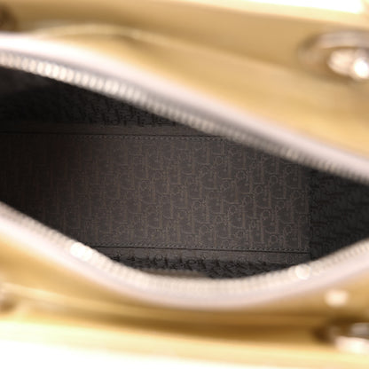 Christian Dior CHRISTIAN DIOR Patent Cannage Medium Lady Dior Grey 5 of 14