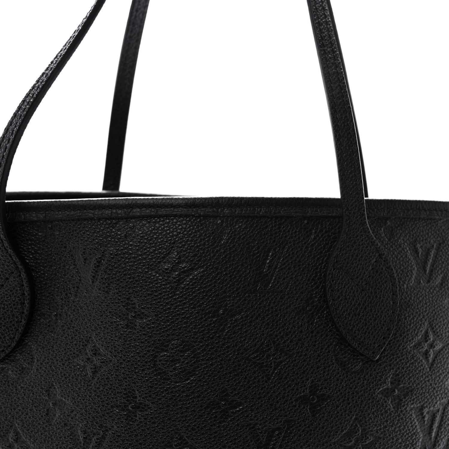 Louis Vuitton LV X TM Empreinte Flowers Neverfull MM Black 7 of 9