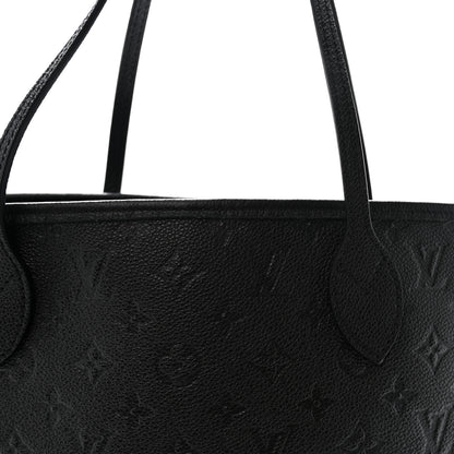 Louis Vuitton LV X TM Empreinte Flowers Neverfull MM Black 7 of 9