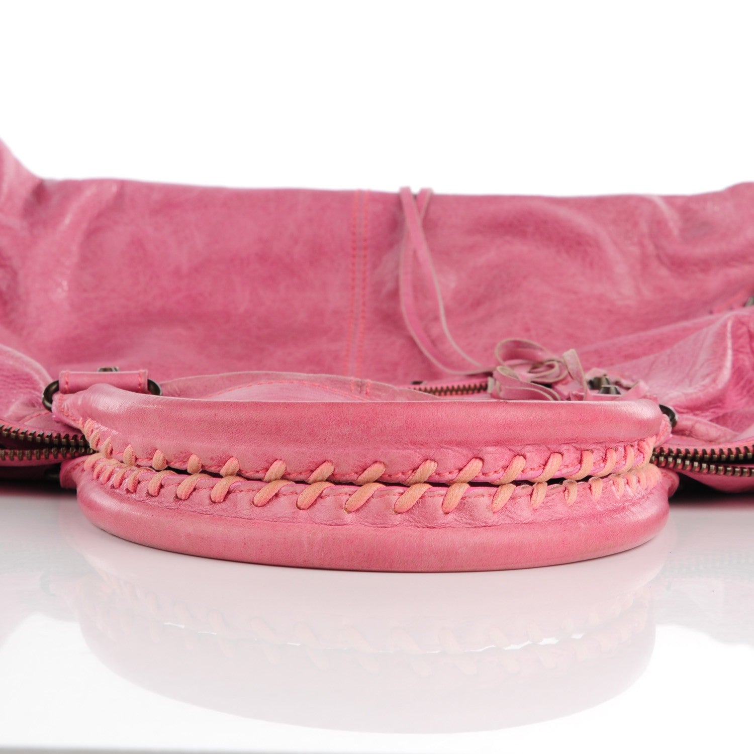 Balenciaga Agneau Classic Hardware Weekender Bubblegum 10 of 10