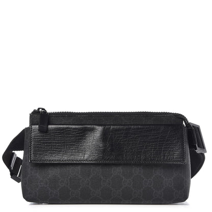 Gucci GG Plus Monogram Waist Belt Bag Black 1 of 9