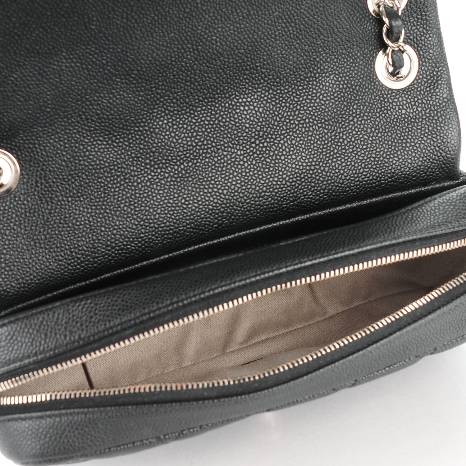 Chanel Caviar Quilted Medium Easy Flap Black 5 of 8