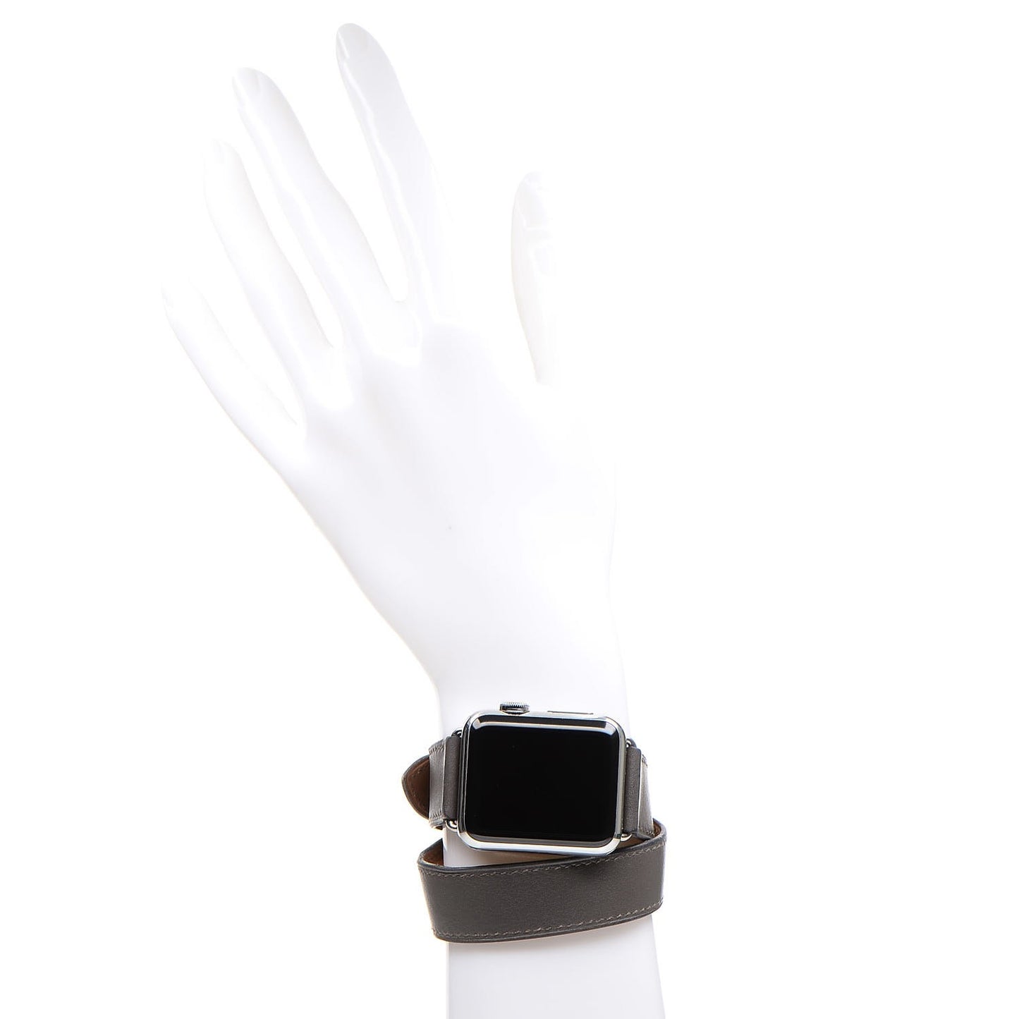 Stainless Steel Swift 38mm Apple Watch Double Tour Etain