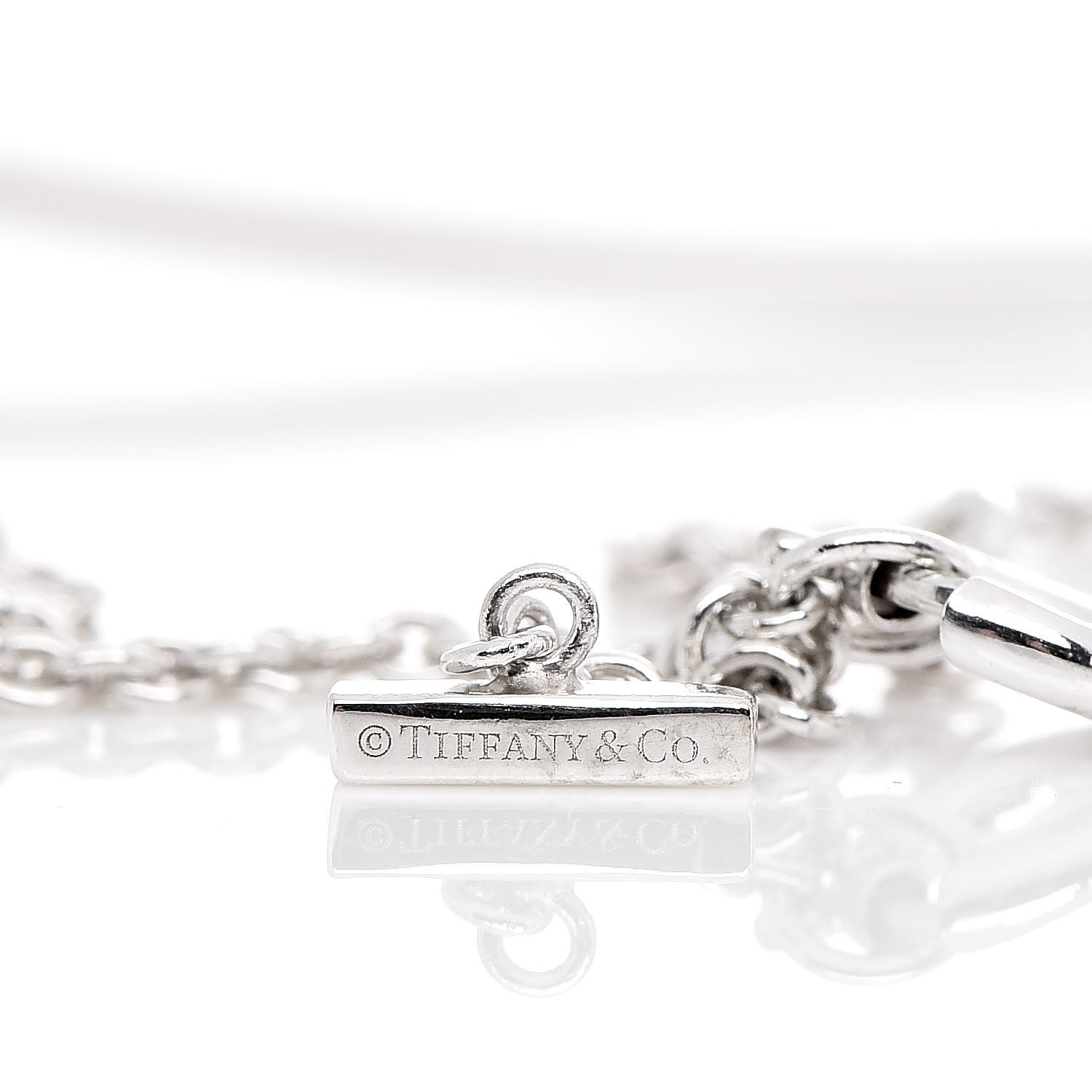 Tiffany Sterling Silver T Smile Bracelet 4 of 6