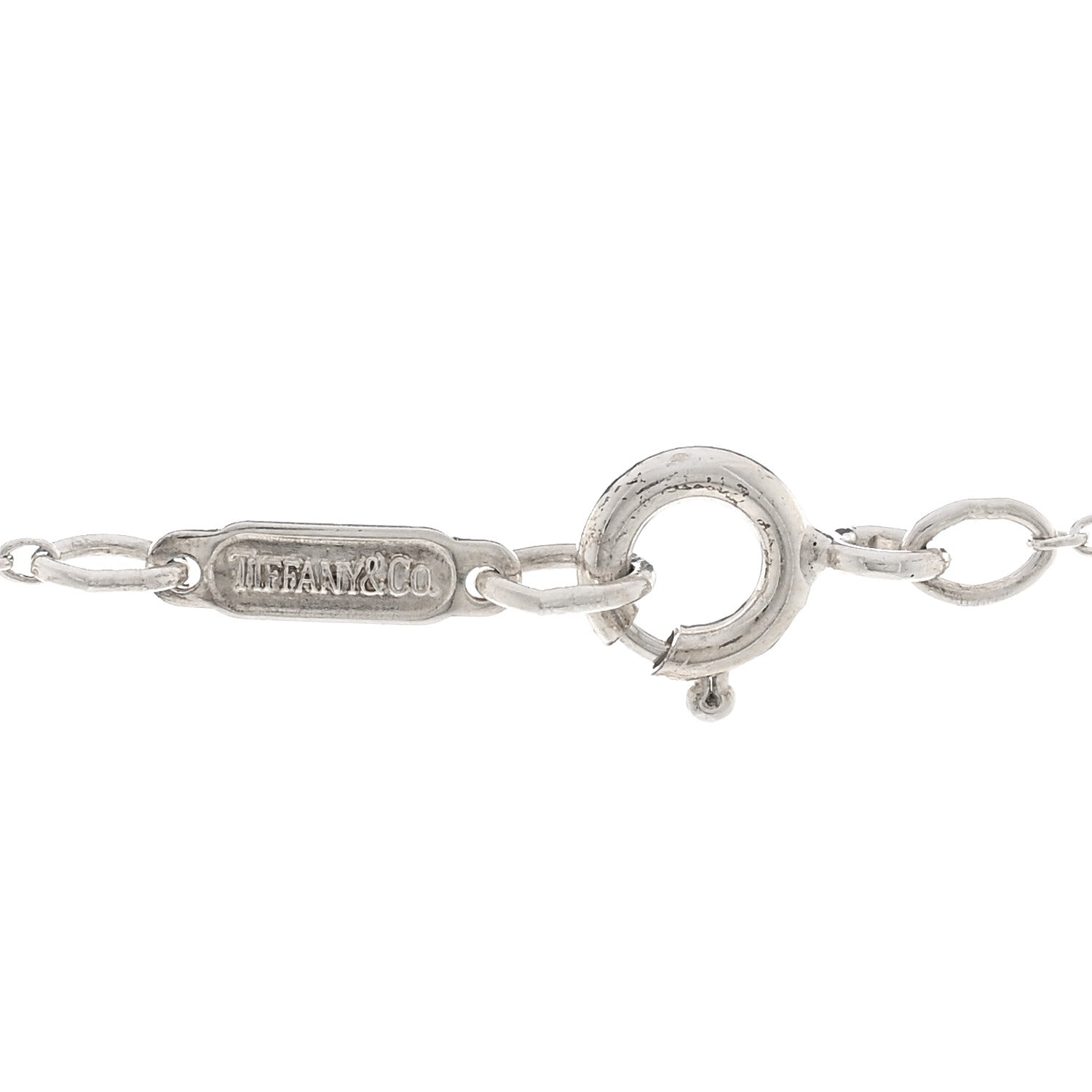 Tiffany Sterling Silver Signature X Pendant Necklace 4 of 5