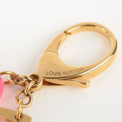 Louis Vuitton Graffiti Bag Charm Pink 3 of 3