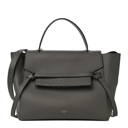 Celine Grained Calfskin Mini Belt Bag Grey 1 of 25