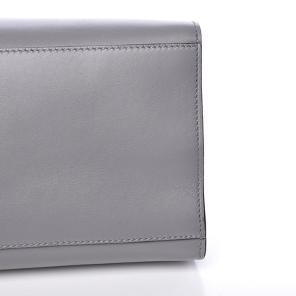 Gucci Nappa Bamboo Web Medium Nymphaea Top Handle Bag Deep Grey Mystic White 13 of 16