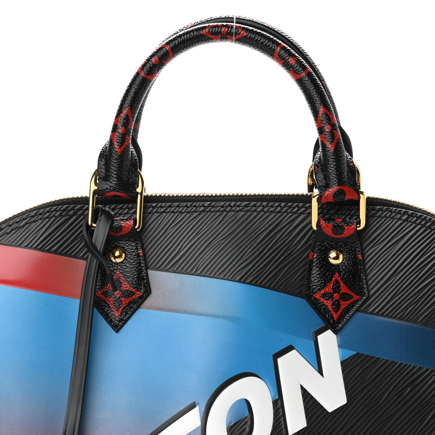 Louis Vuitton Epi Damier Race Alma PM Black Rouge 8 of 10