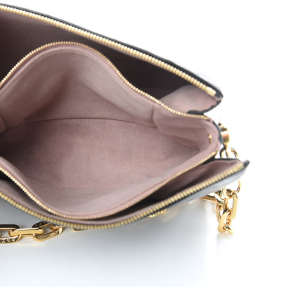 Louis Vuitton Lambskin Embossed Monogram Coussin PM Black 6 of 13