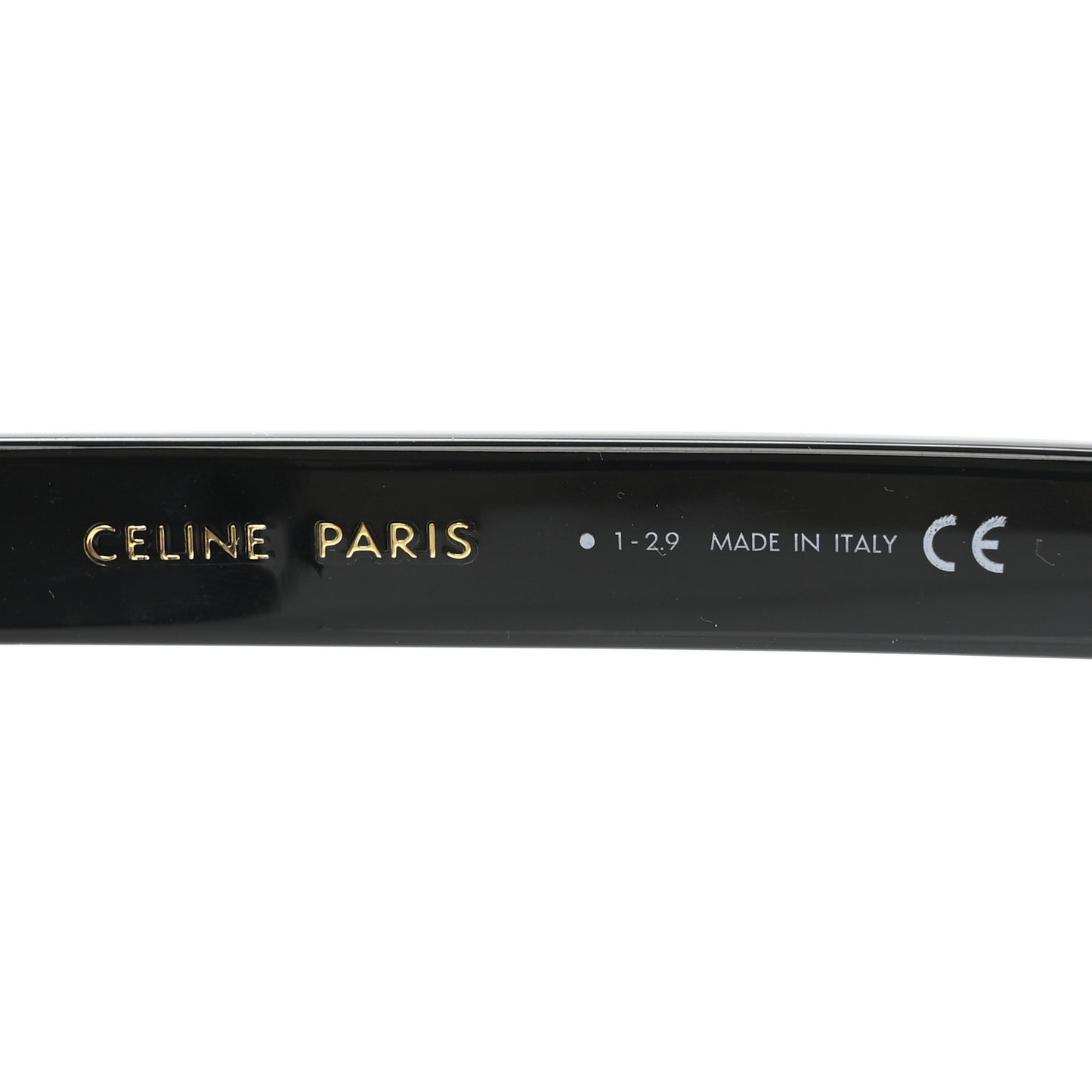 Acetate Polarized Rectangular Sunglasses CL40060I Black