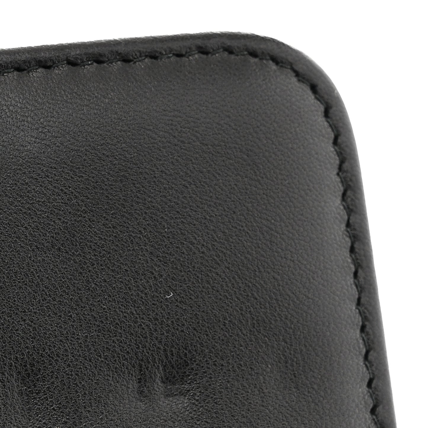 Velvet Pearl Diamond Embellished Wallet On Chain WOC Black