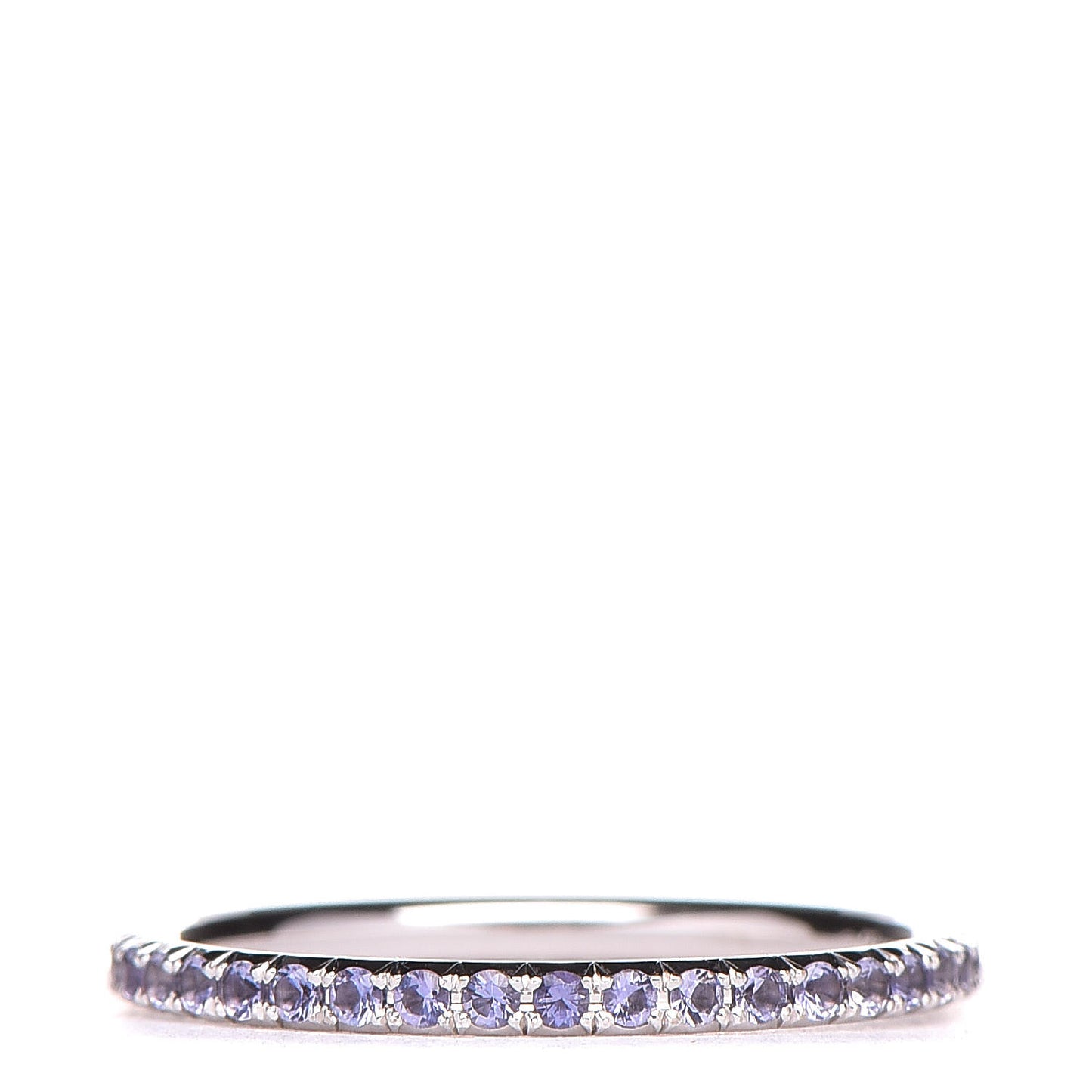 18K White Gold Iolite Metro Ring 47 4.25
