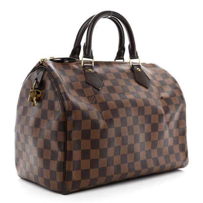 Louis Vuitton Damier Ebene Speedy 30 3 of 10