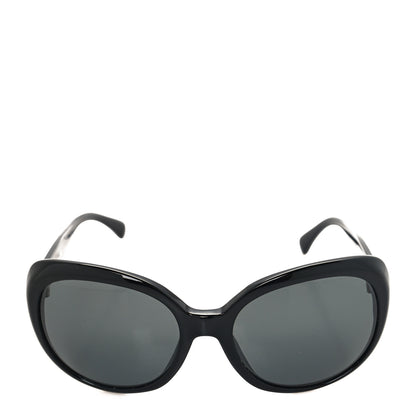 Chanel Acetate Quilted CC Sunglasses 5184 Black 2 of 7