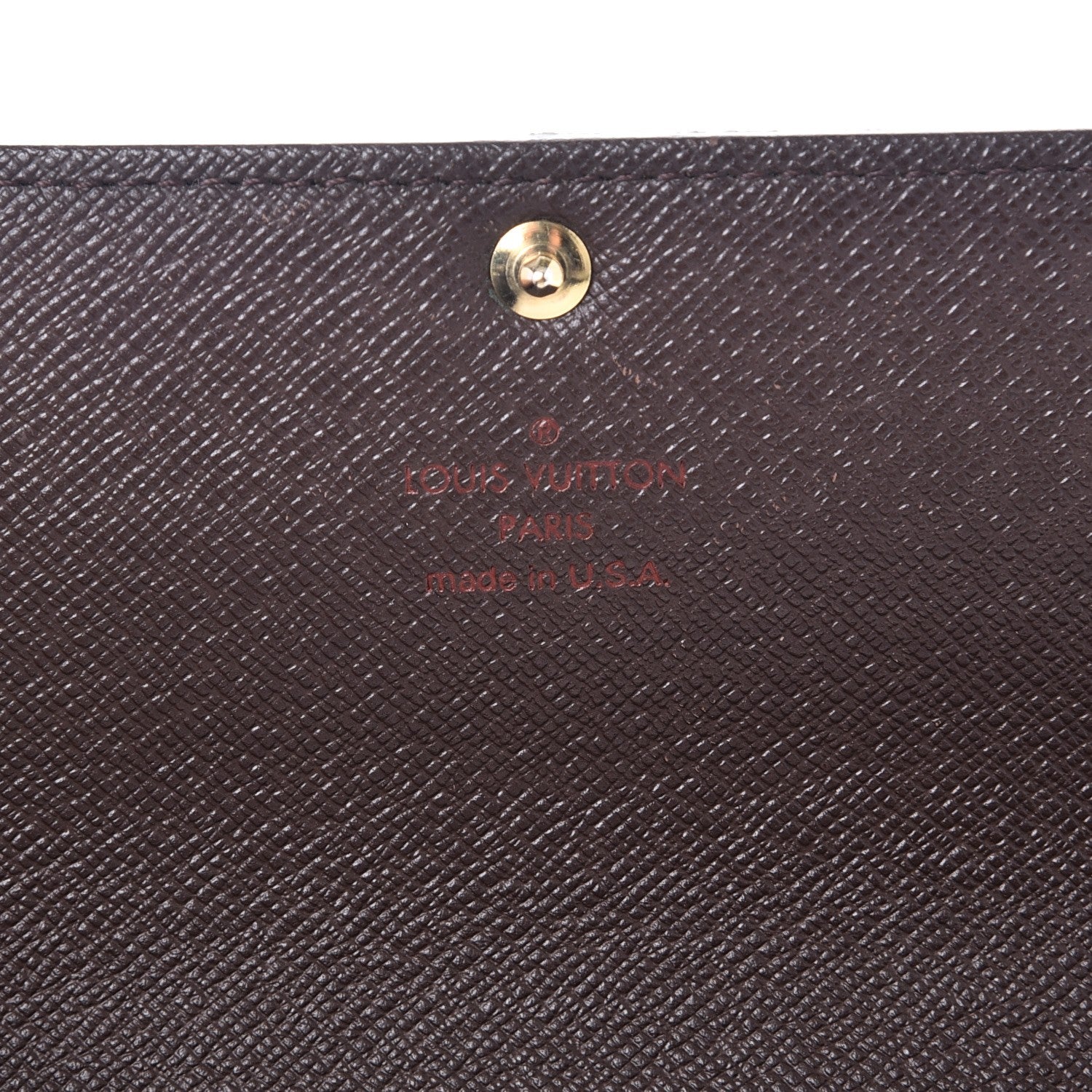 Louis Vuitton Damier Ebene Sarah Wallet 6 of 10