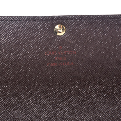 Louis Vuitton Damier Ebene Sarah Wallet 6 of 10