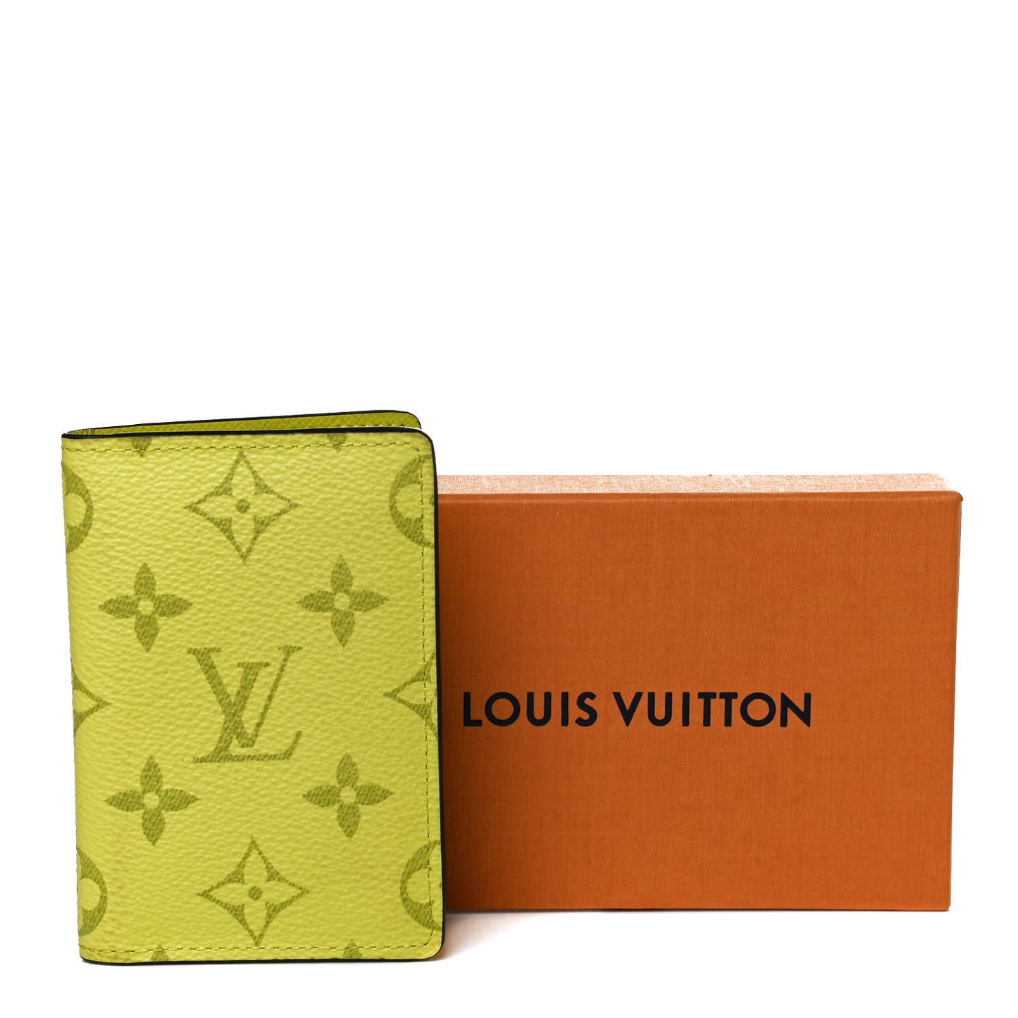 Monogram Taiga Pocket Organizer Yellow