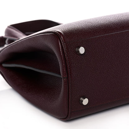 Gucci Grainy Calfskin Small Zumi Top Handle Bag Vintage Bordeaux 11 of 12