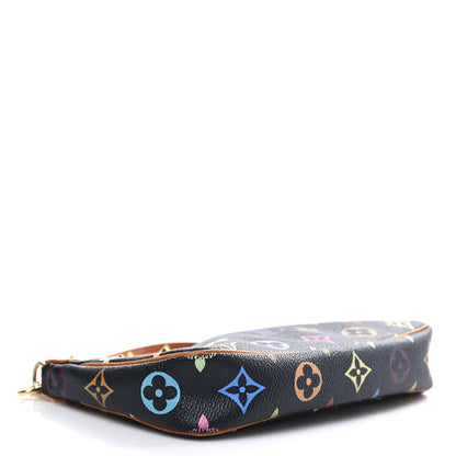 Louis Vuitton Monogram Multicolor Pochette Accessories Black 4 of 10