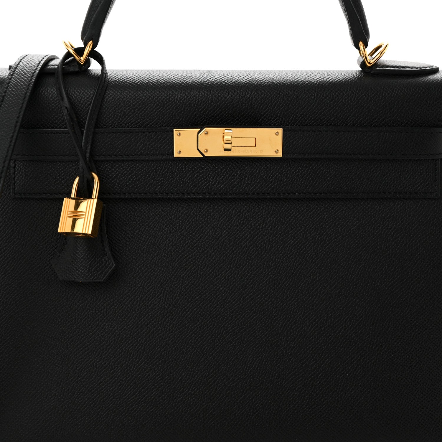 Hermes Epsom Kelly Sellier 32 Black 8 of 11