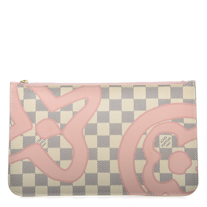 Louis Vuitton Damier Azur Tahitienne Neverfull MM GM Pochette 1 of 7