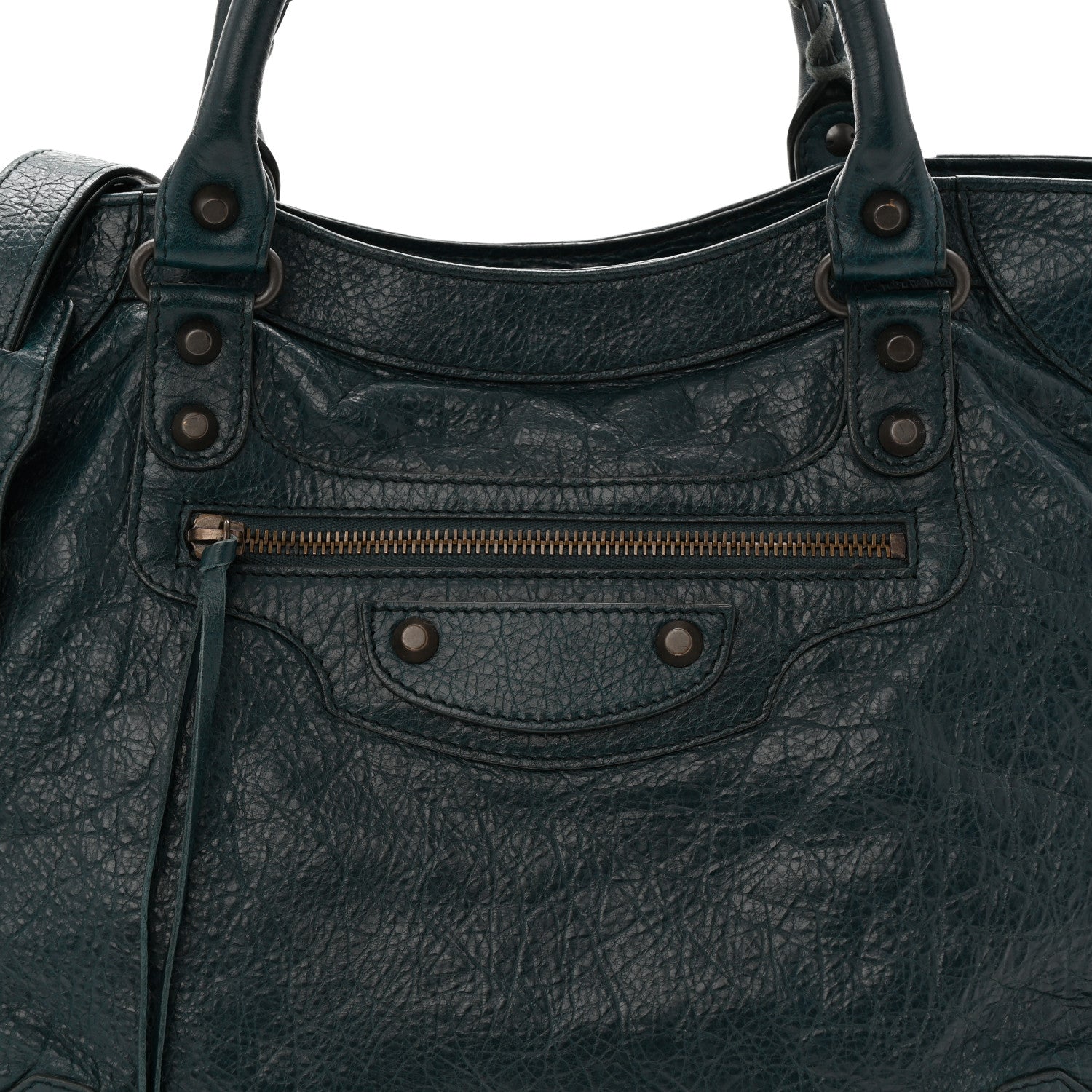 Balenciaga Agneau Classic Hardware Velo Vert Pinede 9 of 11