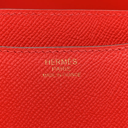 Hermes Epsom Constance 24 Rouge de Coeur 6 of 10