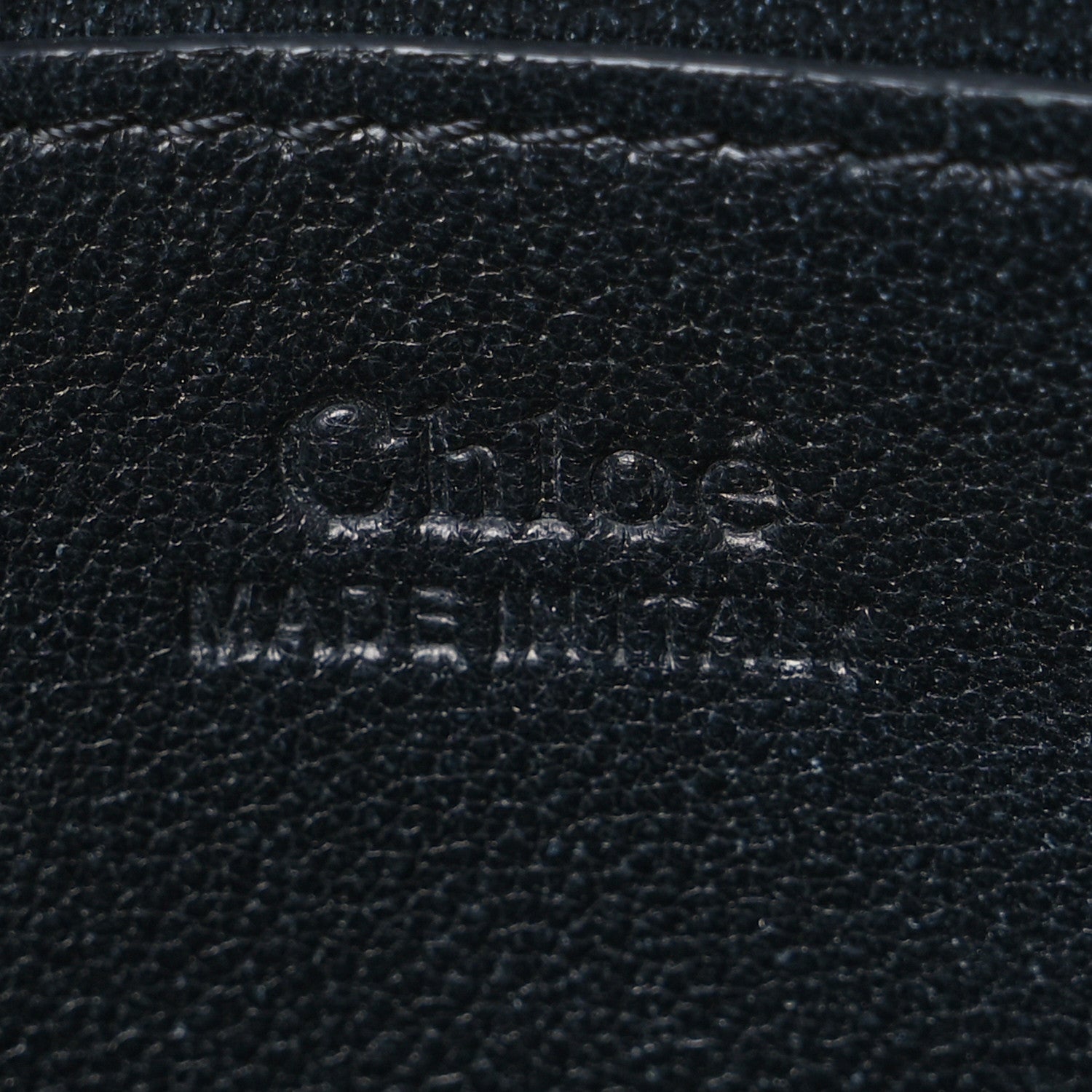 Chloe Lambskin Medium Elle Chain Clutch Black 6 of 8