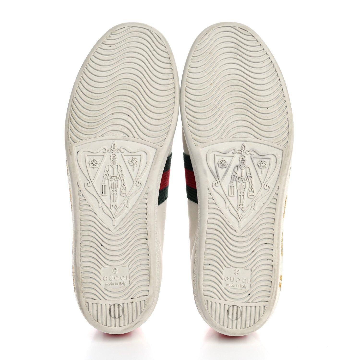 Gucci X SEGA Calfskin Ayers Web Guccy Womens Ace Sneakers 39.5 White 6 of 11
