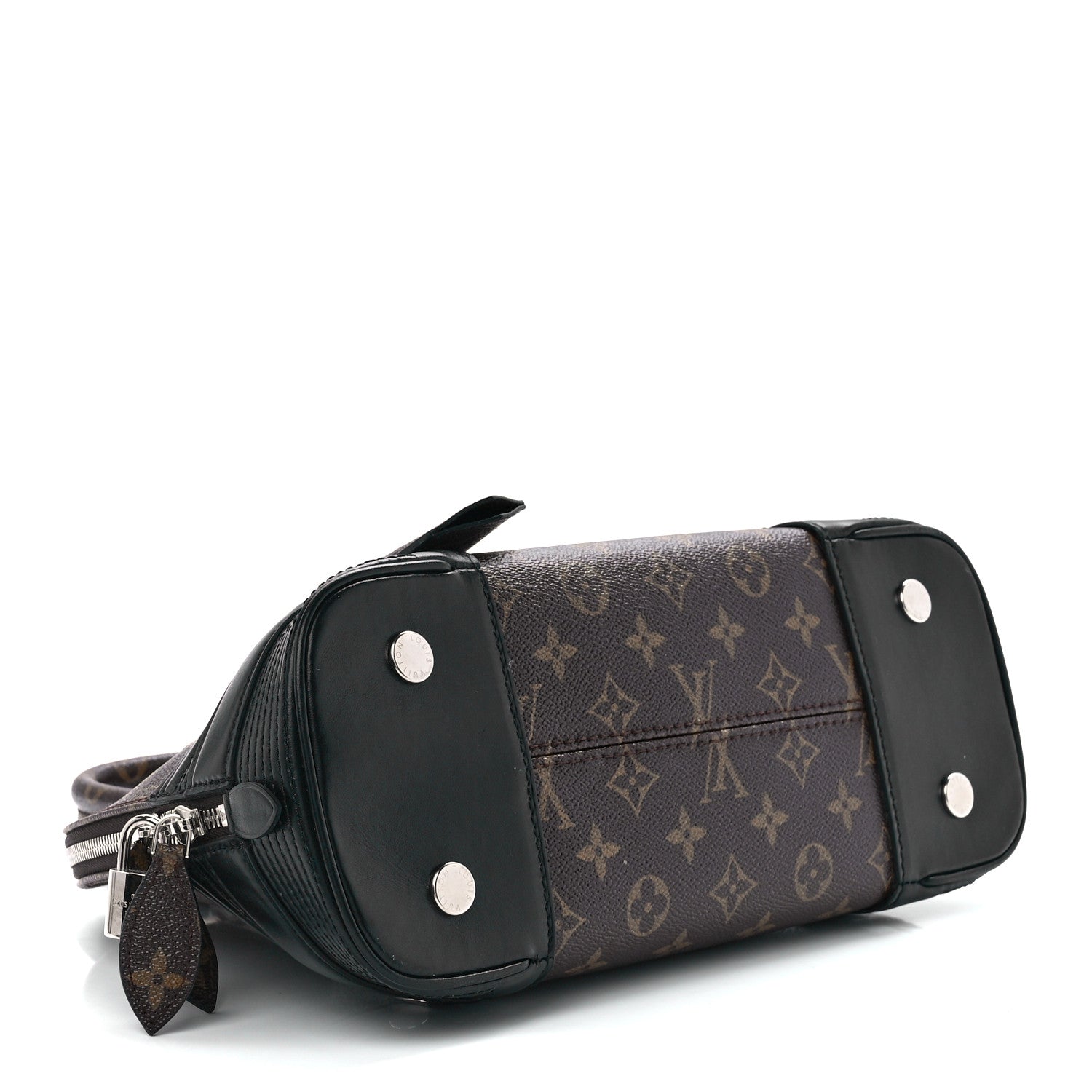 Louis Vuitton Shiny Monogram Alma PM Black 4 of 11