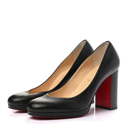 Christian Louboutin Nappa Kabetts 100 Pumps 39 Black Lucido 3 of 11