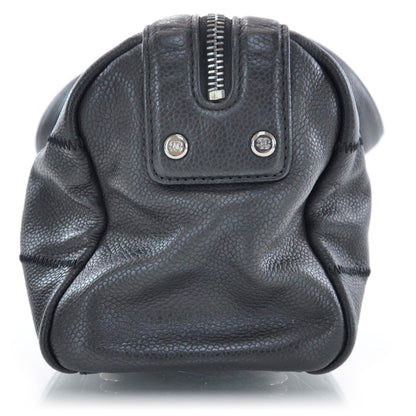 Chanel Caviar Square Stitched Satchel Black 4 of 9