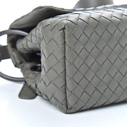 Bottega Veneta Nappa Intrecciato Flap Crossbody Grey 7 of 8