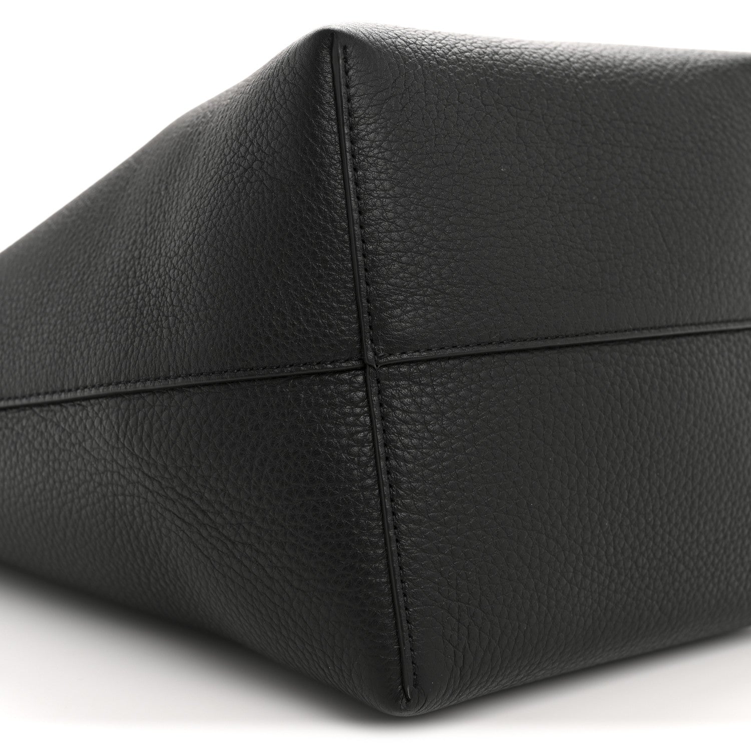 The Row Grained Calfskin Medium N/S Park Tote Black 9 of 10