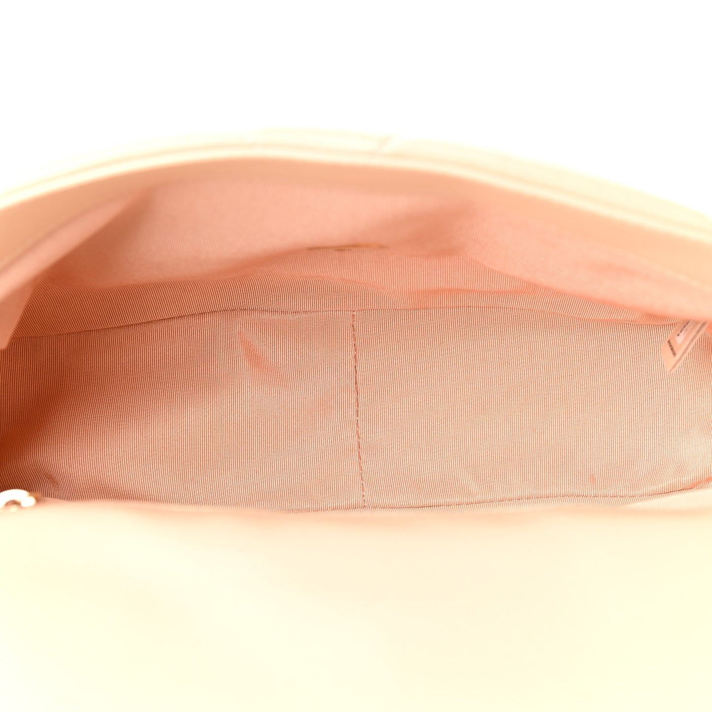 Lambskin Quilted Medium Chanel 19 Flap Beige