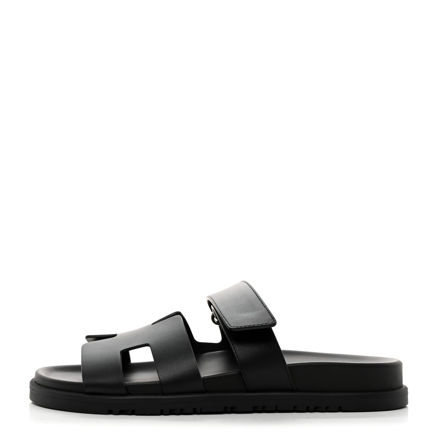 Calfskin Womens Chypre Sandals 38 Black