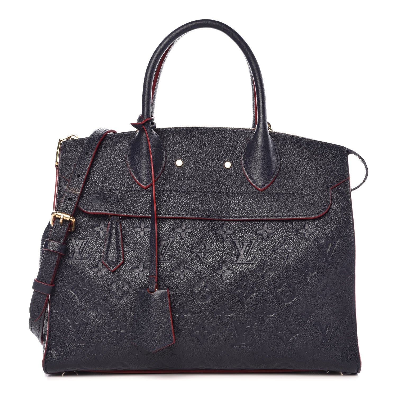 Louis Vuitton Empreinte Pont Neuf MM Marine Rouge 2 of 18