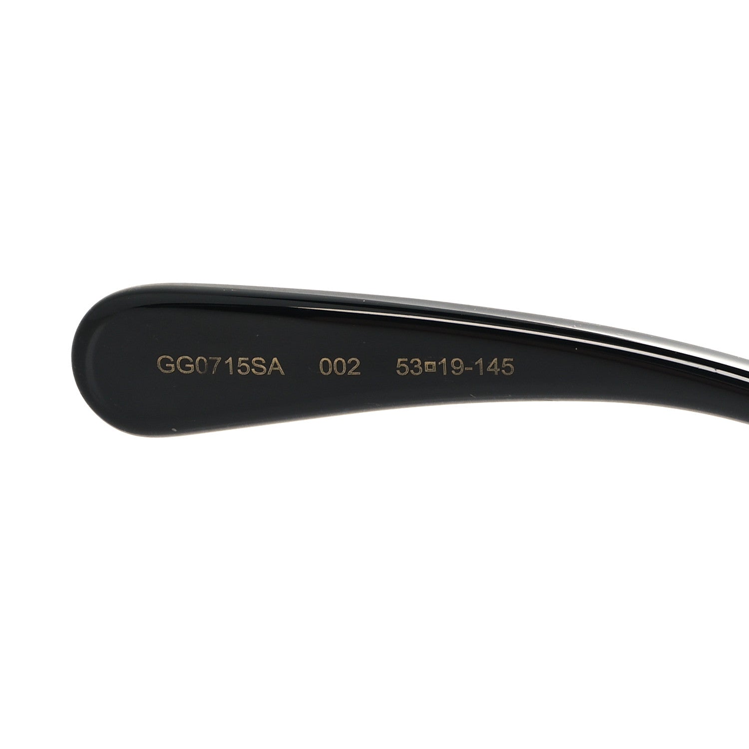 Gucci Acetate Square Frame GG0715SA Sunglasses Black 6 of 7