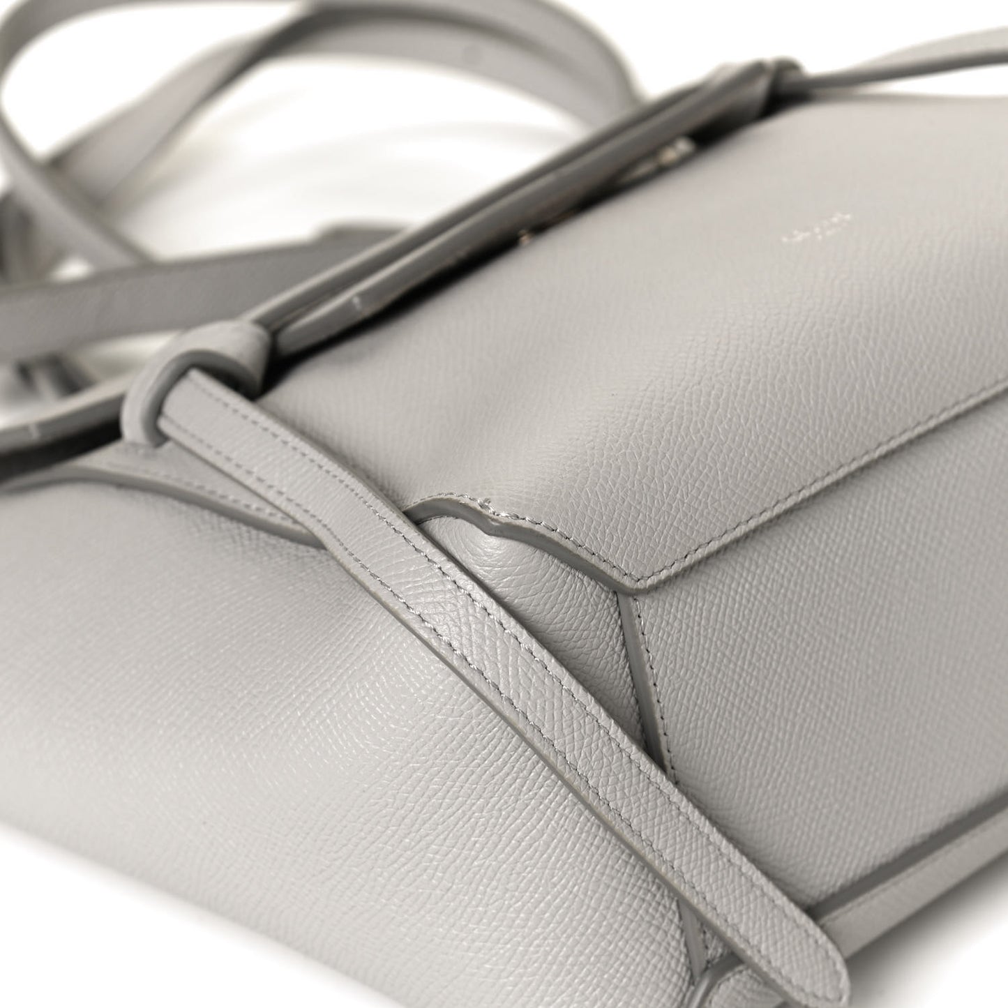 Grained Calfskin Nano Belt Bag Cloud