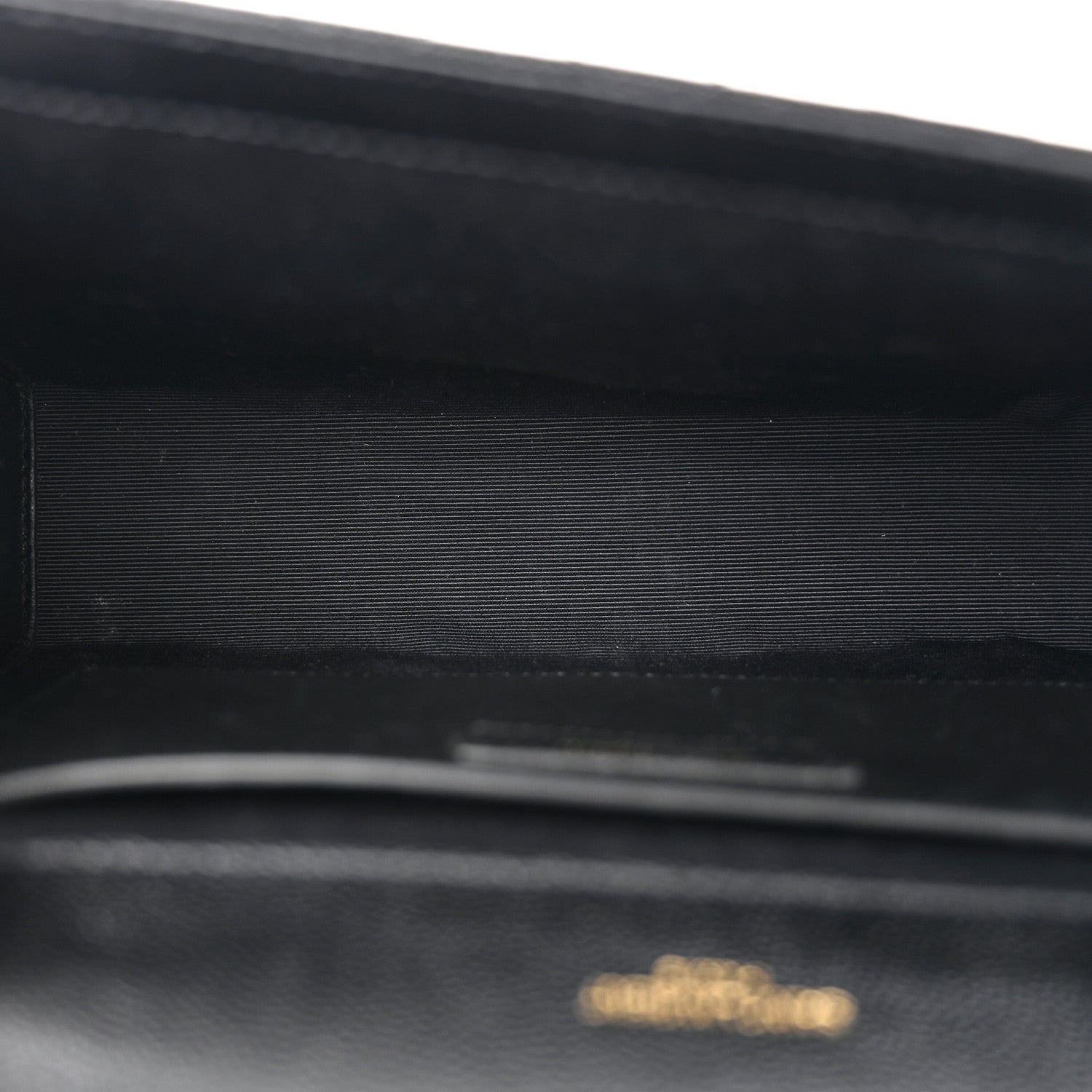 Saint Laurent Grain De Poudre Textured Mixed Matelasse Triquilt Medium Monogram Satchel Black 5 of 10